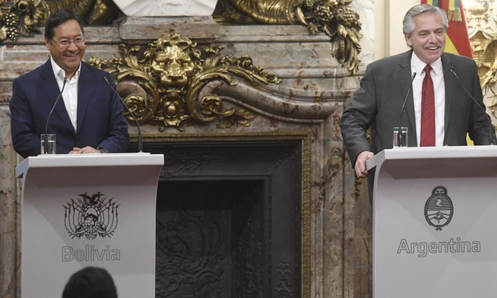 Luis Arce y Alberto Fernández