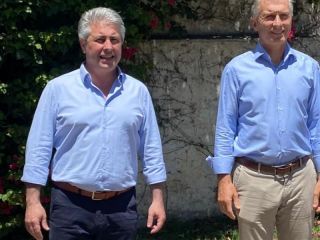 Mart�nez se reuni� con Macri