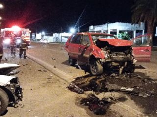 Violento choque y vuelco en Pergamino: Tres vehículos involucrados y varios heridos