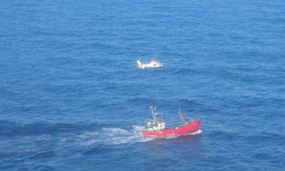 Emergencia en el mar