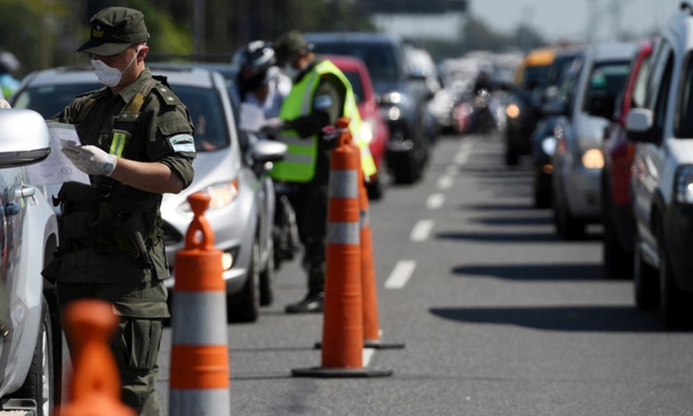 Controles en acceso a la ciudad de Buenos Aires