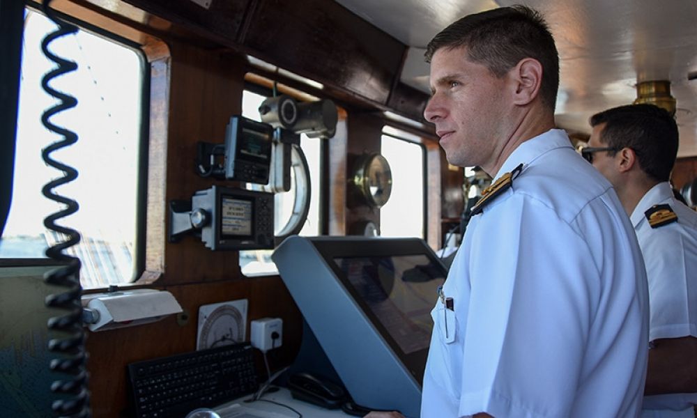 La Fragata ARA Libertad atraca en Barbados