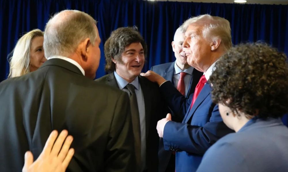 Javier Milei y Donald Trump