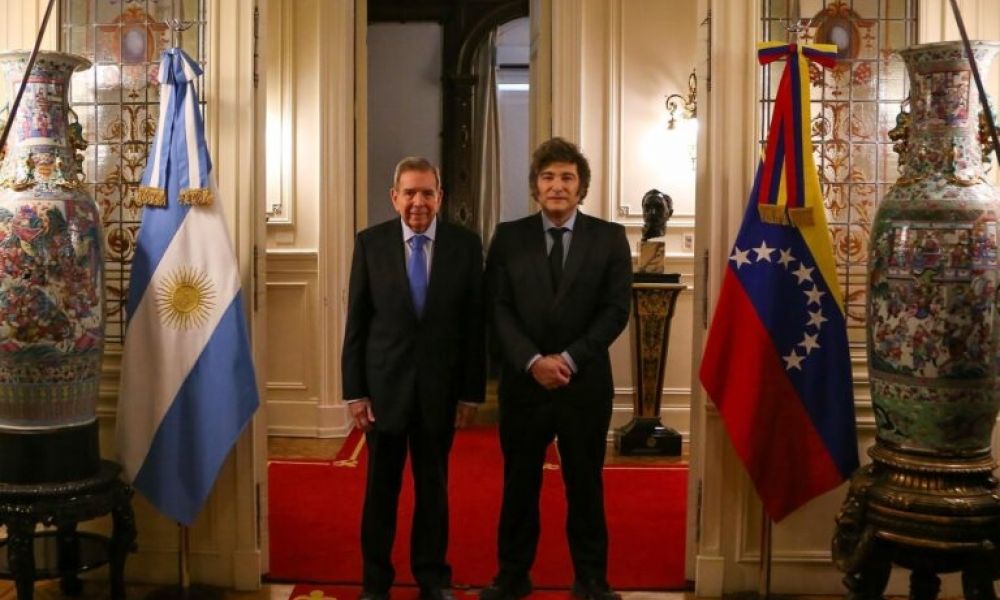 Milei y González Urrutia