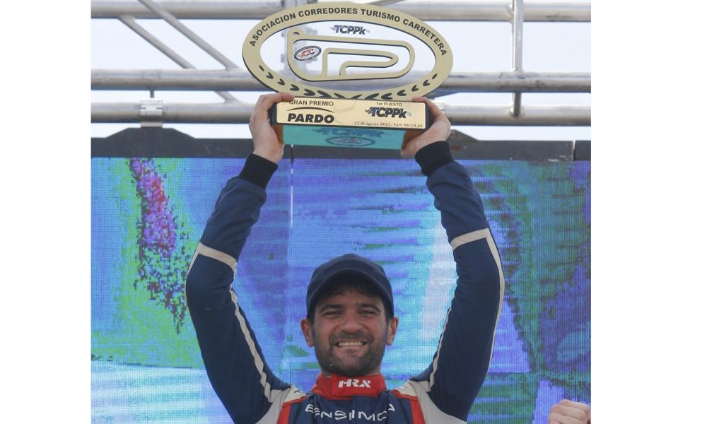 José Rasuk celebró su primera victoria en el TC Pista PickUp