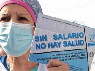 Sin solucin al conflicto, trabajadores de Salud vuelven al paro