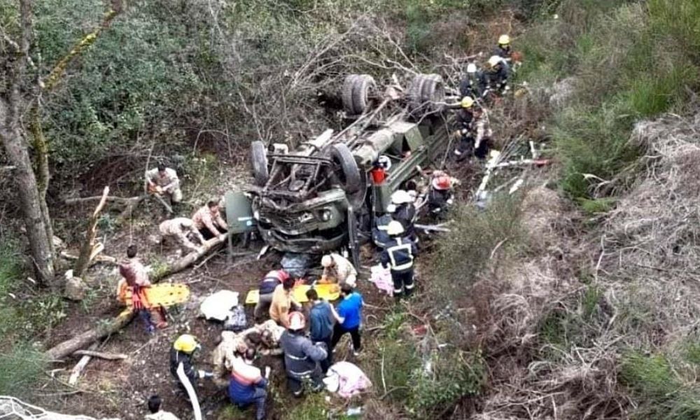 Trágico accidente del Ejército en Argentina