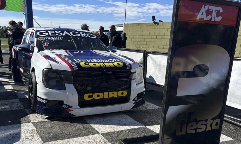 Primer podio para José Rasuk en el TC Pista Pick Up