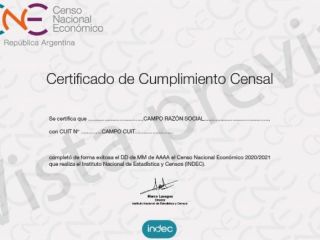 Para realizar operaciones bancarias exigir�n el certificado de cumplimiento del Censo Nacional Econ�mico