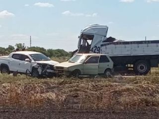 San Nicols: Humo en la Ruta 188 provoc un choque mltiple con heridos y daos