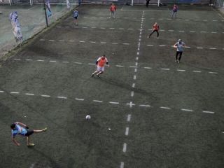 La idea pergaminense del Metegol humano lleg� al Chicago Tribune