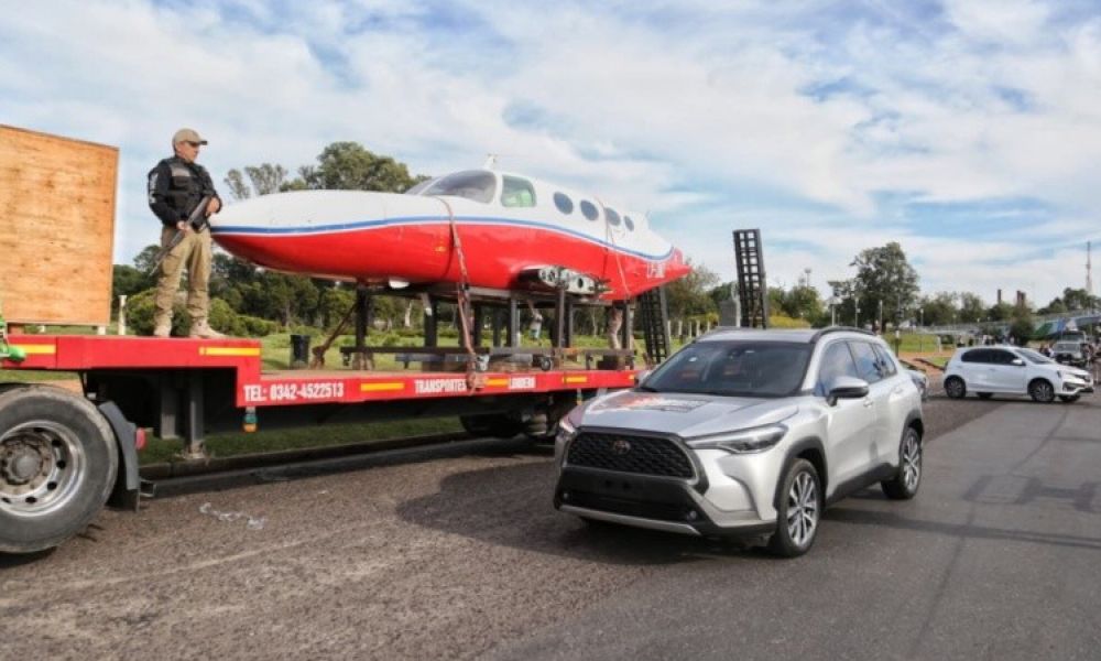 Venden un avión narco y el Estado recauda millones