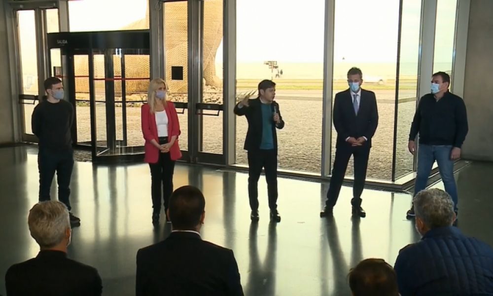 Axel Kicillof en conferencia de prensa