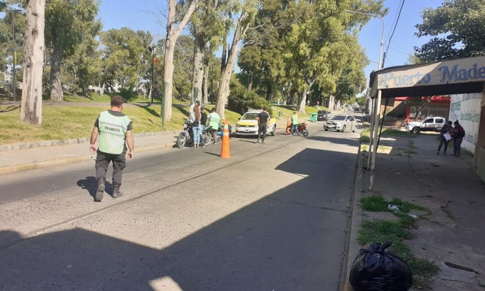 Controles de tránsito en la ciudad