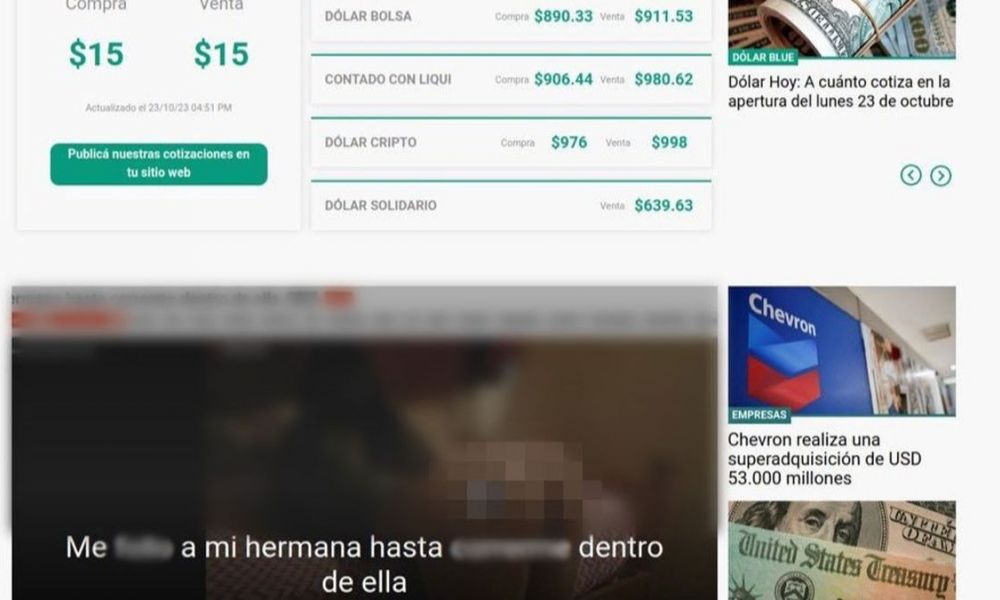 Hackearon el sitio «Dólar Hoy»