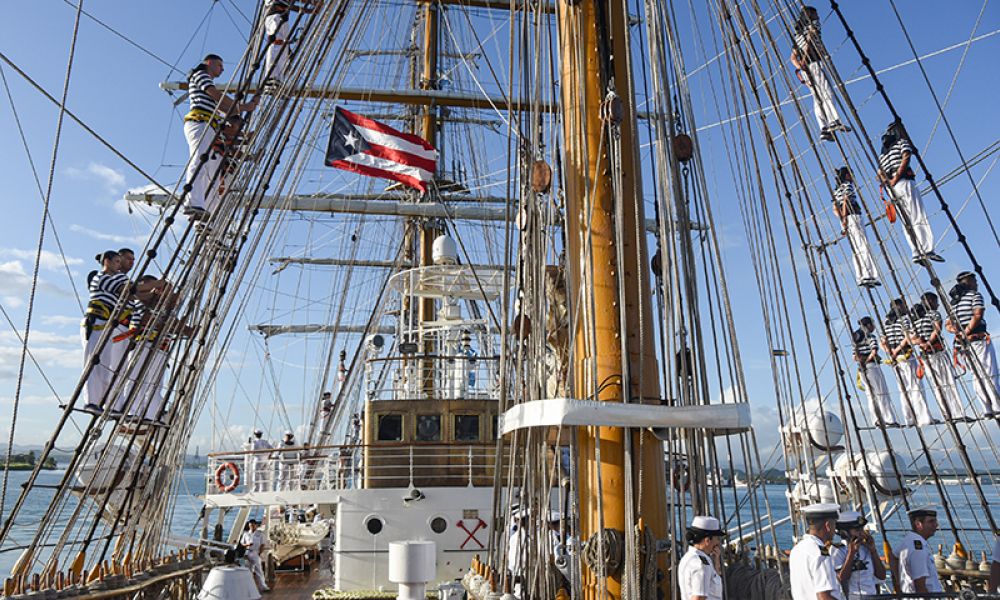 La Fragata ARA Libertad atraca en San Juan de Puerto Rico