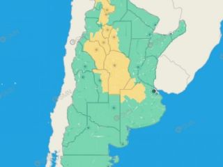 Jueves bajo alerta: Tormentas fuertes y granizo en gran parte del pa�s