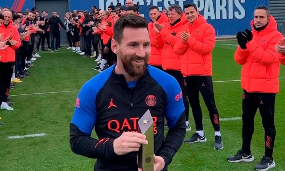 Lionel Messi se sumó a los entrenamientos del PSG