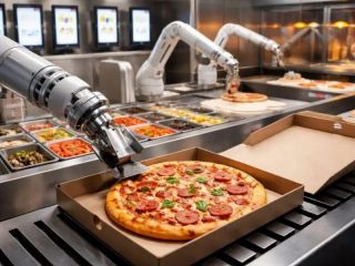 Pizzas sin cocineros: Madrid inaugura una pizzería atendida por robots las 24 horas