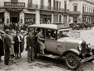El día que siete taxistas cambiaron para siempre la forma de viajar: Nació el colectivo argentino