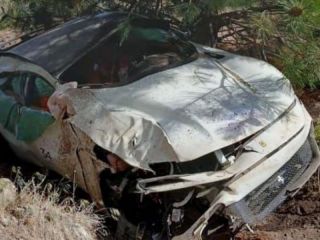 Ferrari Cavalcade en pausa: Un vuelco a alta velocidad oblig a suspender la caravana en Bariloche