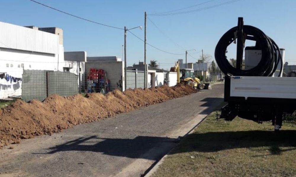 Amplían la red cloacal en el barrio Villa San José