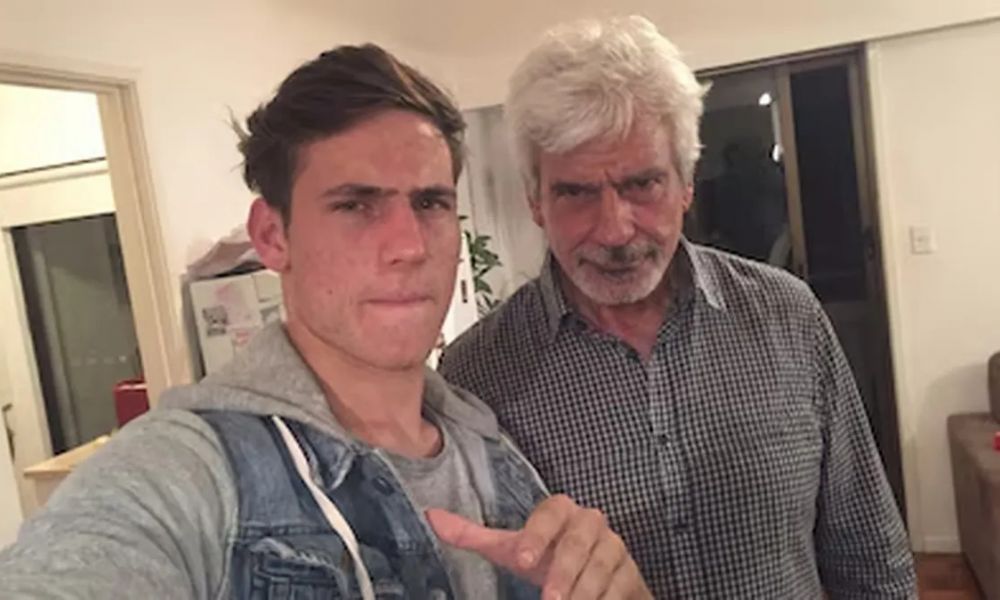 Gaspi junto a su padre, Gaspar Prim