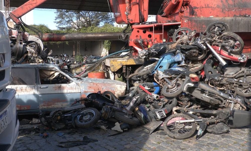 Compactan 1.500 vehículos en Tandil