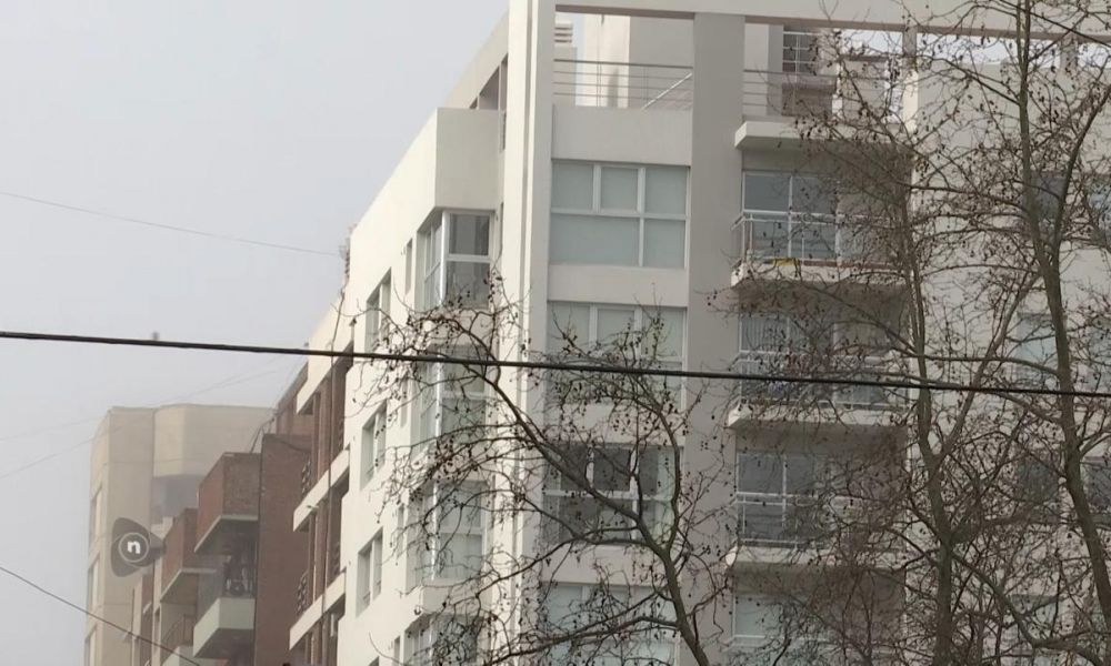 Cayó al vacío desde un noveno piso