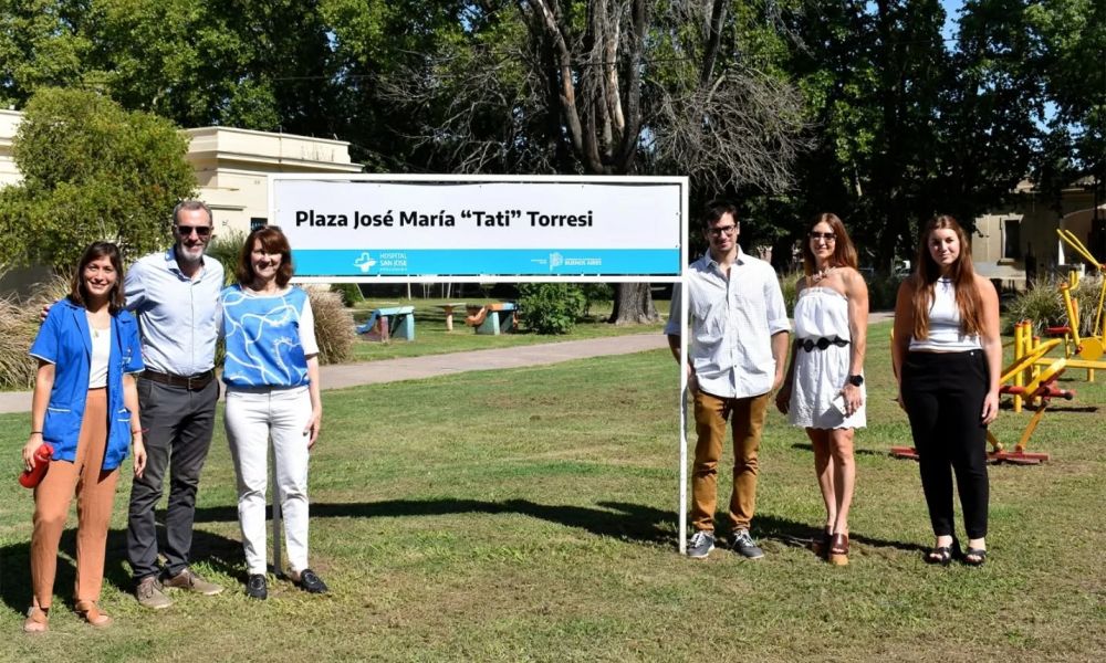 Inauguraron la Plaza Carla Lambri y nuevas postas de salud