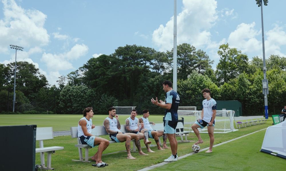 La Selección completó su último entrenamiento en Atlanta