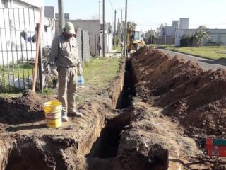 Pergamino: Amplan la red cloacal en el barrio Villa San Jos