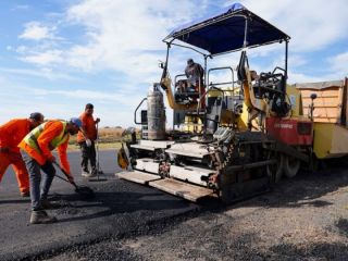 Ruta 32: Avanza la repavimentacin clave para la regin