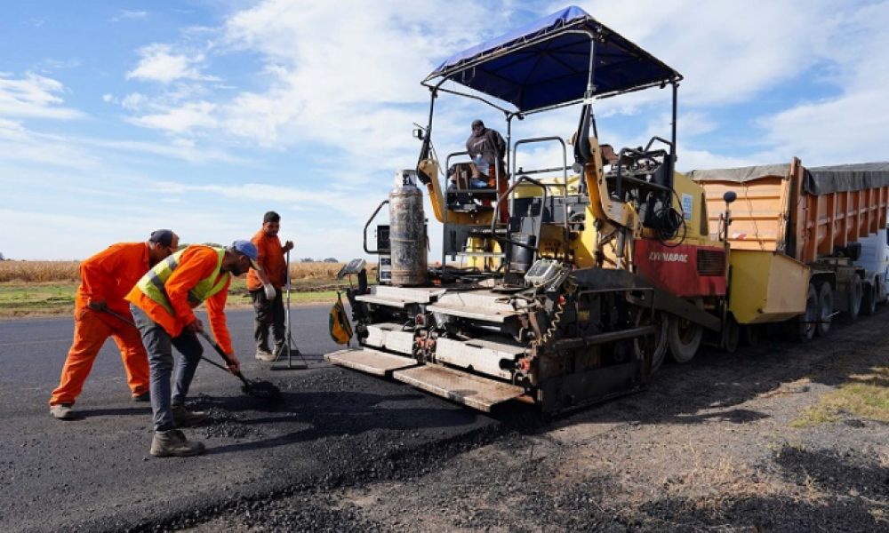 Ruta 32: Avanza la repavimentación clave para la región