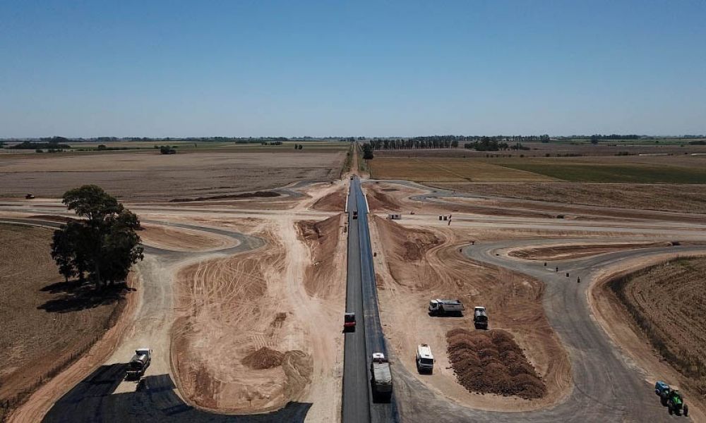 Avanzan las obras de la autopista entre Pilar y Pergamino