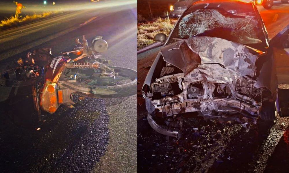 Tragedia en la Ruta 8: Murió un motociclista de Pergamino