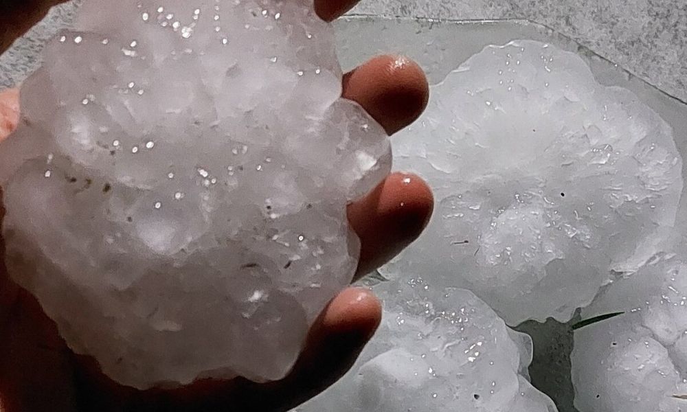 Fuerte temporal en San Luis Fuerte temporal en San Luis