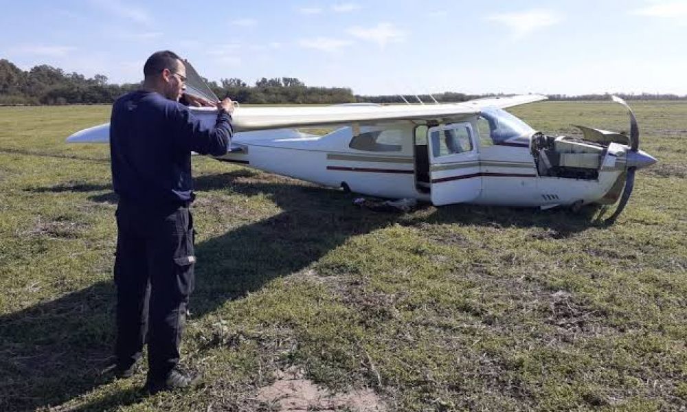 El avión hallado en Pergamino
