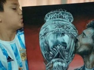 Dibujuani, el mini artista de Pergamino que suea con dibujar para Marvel