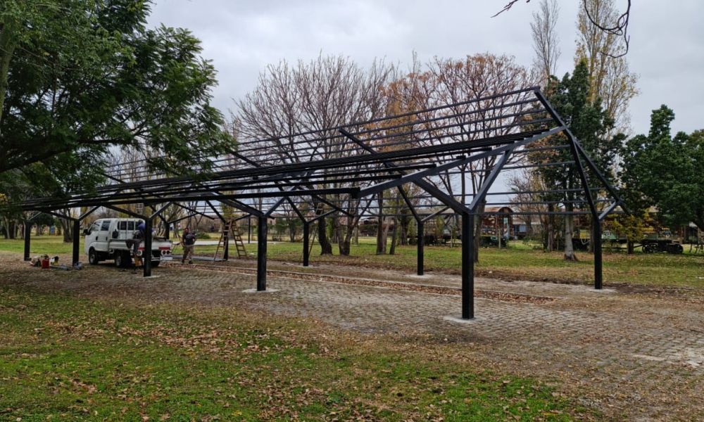 Estructura para la Feria en Parque España