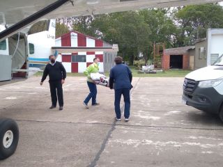 Pergamino: Nuevo operativo por un vuelo sanitario en el aerdromo