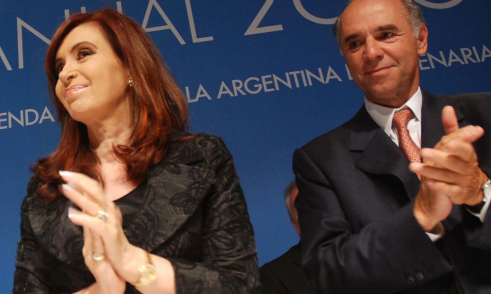 Cristina Fernández junto a Juan Chediack