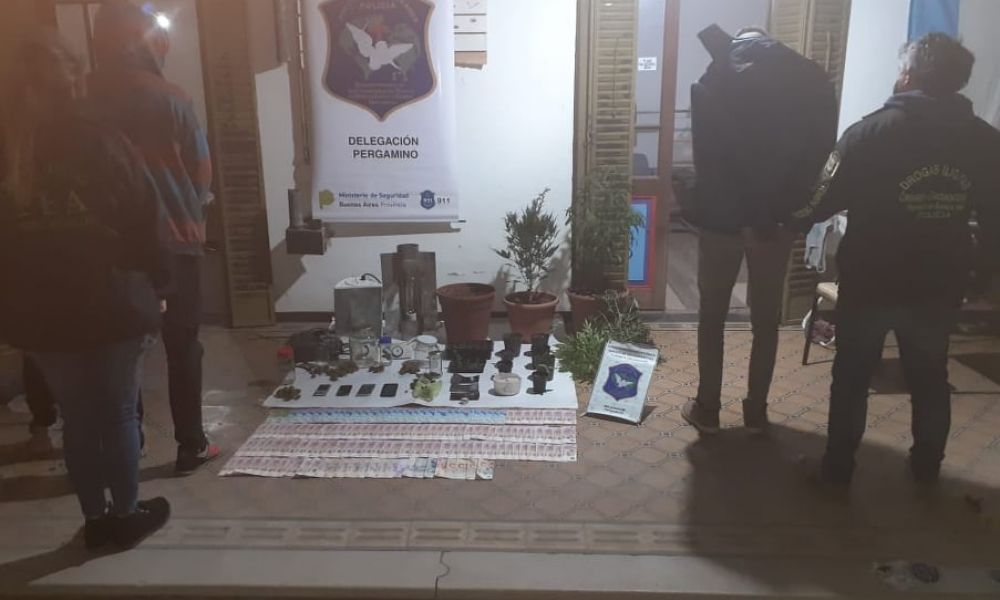 Procedimiento policial en Pergamino