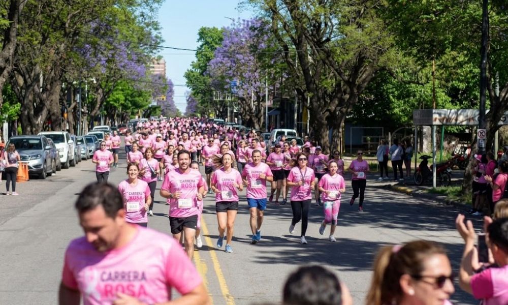 Carrera Rosa en Pergamino