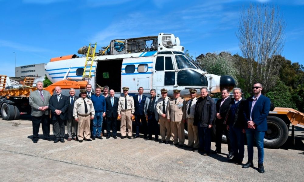 Helicóptero que sobrevivió a Malvinas