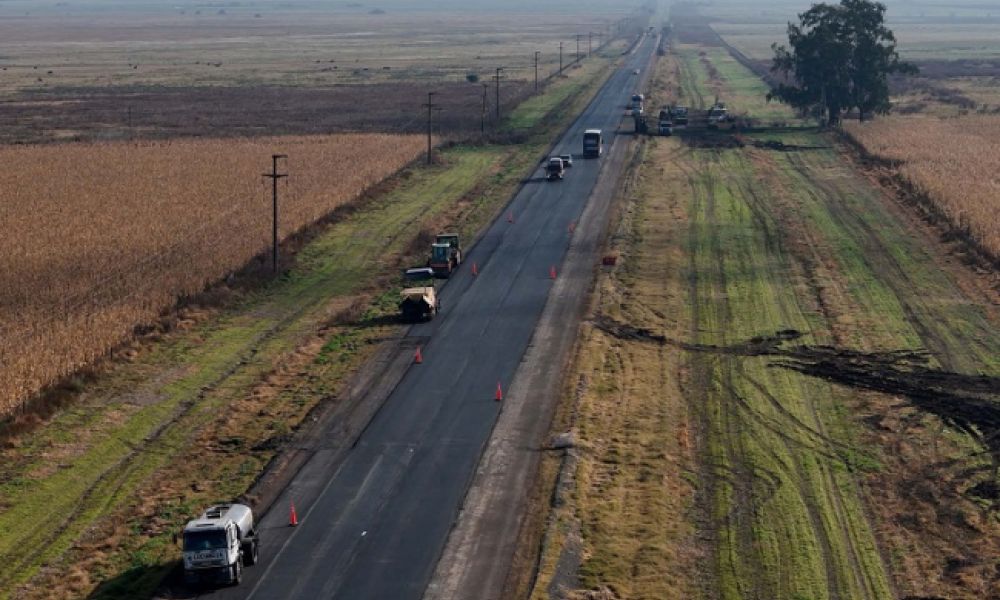 Ruta 32: Avanza la repavimentación clave para la región