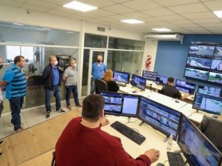 Gerardo Milman visit el Centro de Monitoreo de Pergamino