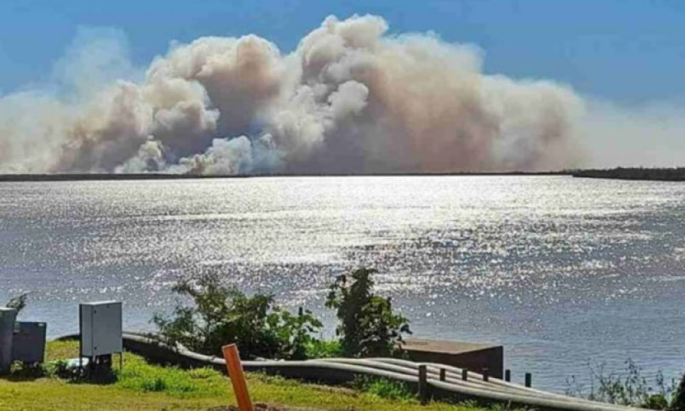 Continúan los incendios en las islas del Delta