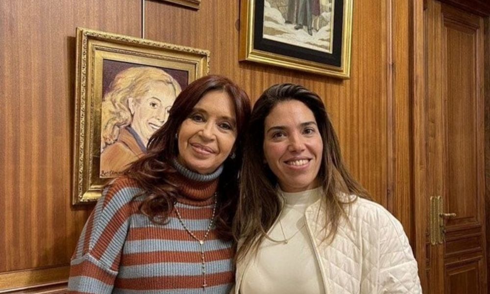 María Soledad Calle junto a Cristina Kirchner