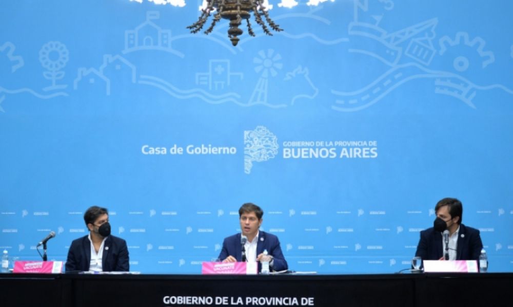 Kicillof presentó las nuevas medidas